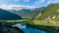 The amazing turquoise SoÃÂa river in Slovenia.